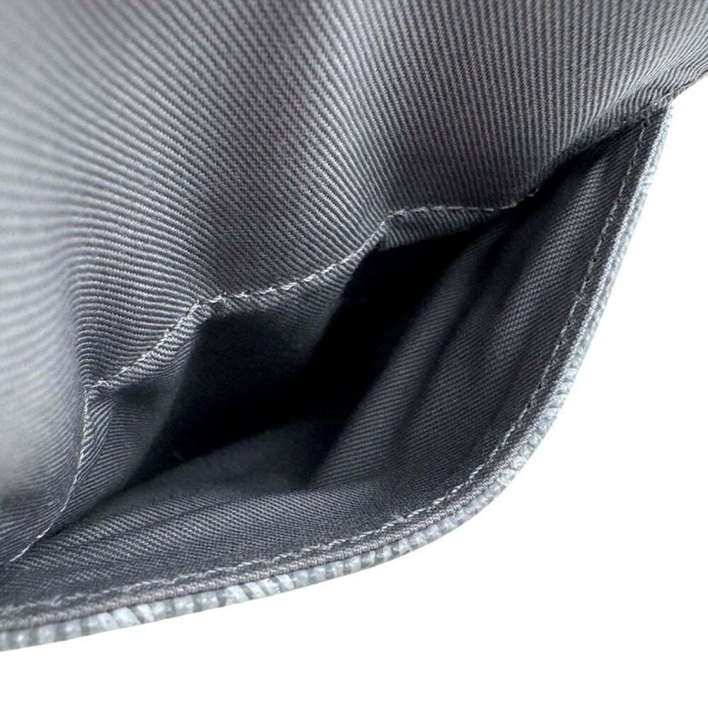 CHRISTIAN DIOR Gray Diamond Leather Shoulder Bag - Picture 11 of 12